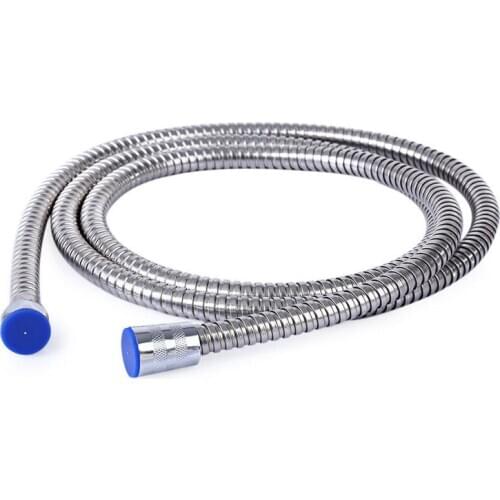Convenience 2M Long Stainless Steel Flexible Replace Handheld Shower Head Hose