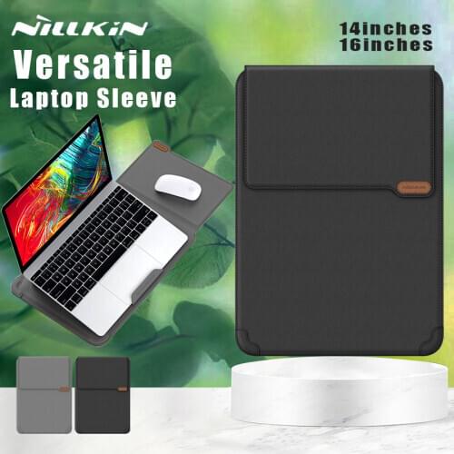 Nillkin Versatile Laptop Sleeve For Macbook Pro Air 13 16 RedmiBook Honor MagicBook MateBook Fashion Business Fabric Laptop Bag