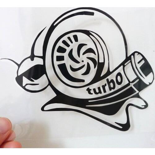 Funny Cartoon Car Turbo Sticker Super Snails Vinyl Decal Auto Window Body