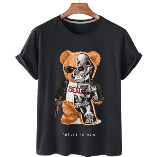 Summer Cotton Basic O-Neck T-Shirt Women Kawaii Cartoon Casual Short Sleeve Tee Shirt Female Knitted Tops harajuku Tshirt Ladies