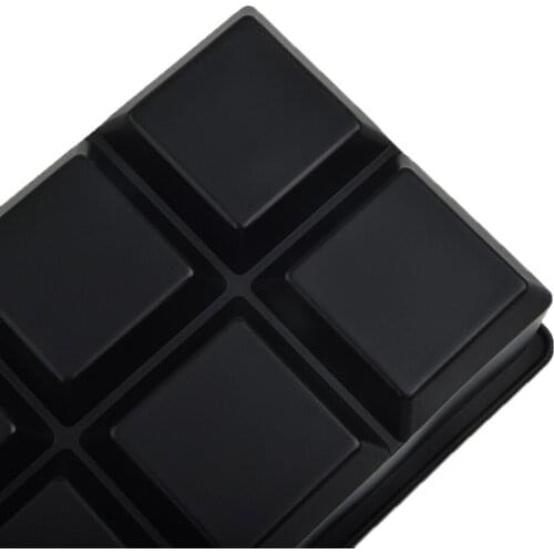 1PC Silicone Ice Cube Maker Form For Ice Candy Cake Pudding Chocolate Molds Easy-Release Square Shape Ice Cube Trays Molds