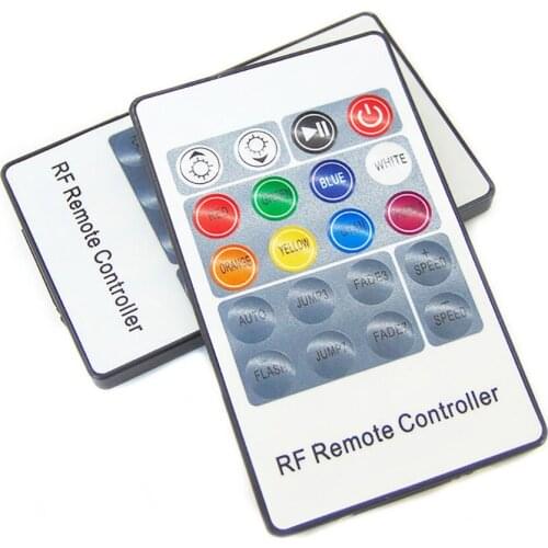 5-24V 20 Keys Wireless RF Remote RGB LED Controller Mini LED Strip Dimmer for LED Strip 5050 3528 10set/lot