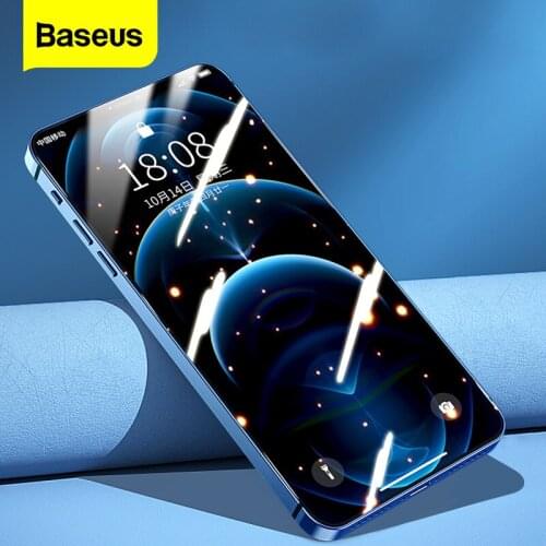 Baseus 2Pcs 0.3mm Screen Protector For iPhone 13 Pro Max Tempered Glass Film For iPhone 2021 13 mini Full Cover Protective Film