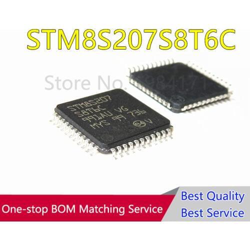 20Pcs STM8S207S8T6C STM8S207S8T6 LQFP44 new
