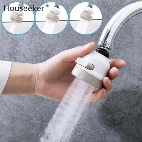 3 Modes Rotatable Water Tap Filter Faucet Extender Booster Bathroom Kitchen kitchen accessories