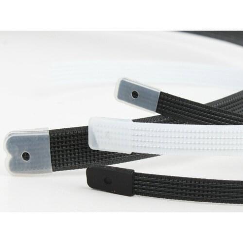 50 Plastic Boning cover cap hat size 1/2", soft rubber +hole