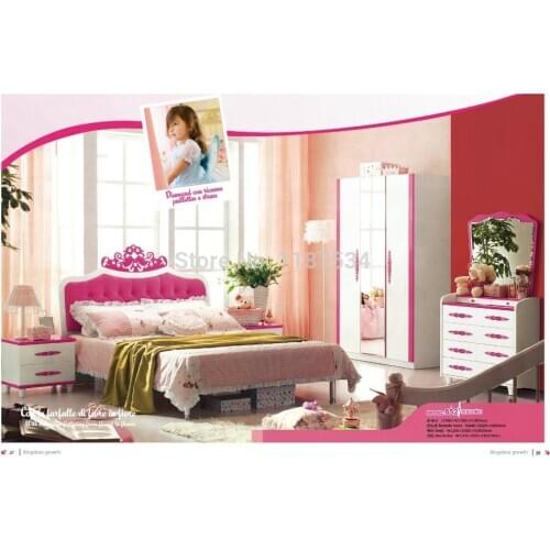 852# Modern style children bedroom set furniture wooden bedroom furniture