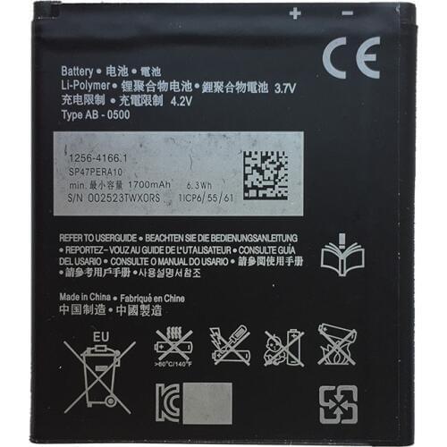 1pcs High Quality BA900 1700mAh Batteries For Sony E1 LT29i ST26i C1904 C2105 S36h ST26a Replacement Phone Battery Batteria