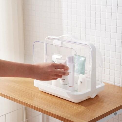 Acrylic Makeup Organizer Brush Mascara Lipstick Stand Case Jewelry Box Kitchen Storage Cosmetic Holder Storage Box