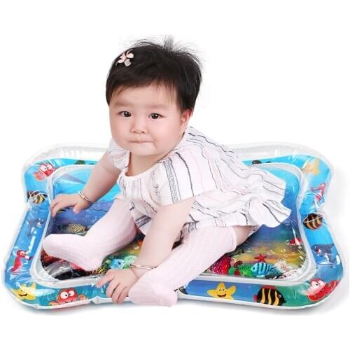 Baby Water Mat Inflatable Baby Play Mat Infant Tummy Time Playmat Toddler Fun Activity Play Center Kids Toys Gifts