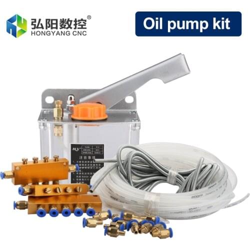 CNC milling machine manual refueling pump hand pressure lubrication pump for CNC mechanical refueling pump system