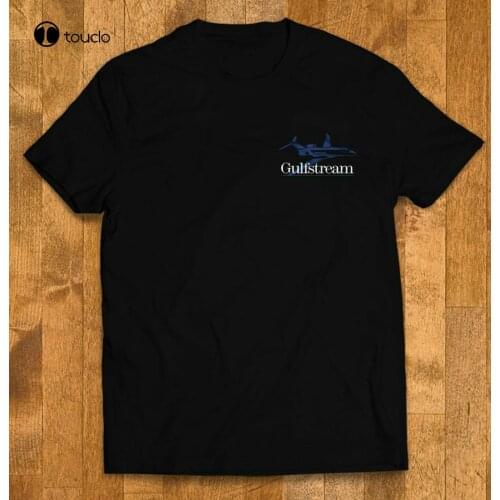 Gulfstream Aircraft Aviation Private Jet Short Sleeve Black MenS T Shirts Tee Shirt
