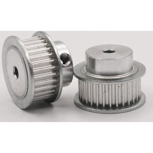 HTD 3M Type 30T 30 Teeth 5/6/6.35/7/8/10/12/14/15/16/17mm Inner Bore 3mm Pitch 11 Belt Width Synchronous Timing Belt Pulley