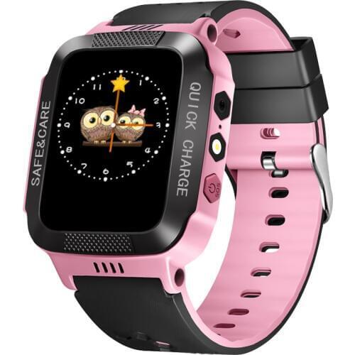 IYURNIXNUHS LBS Touch Screen Smart Watch with Camera Flashlight SOS Call Location Device Tracker for Kid Monitoring YS21