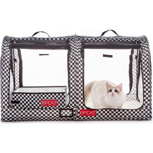 Large Cat Competition Cage Foldable Cattery Delivery Room Professional Cat Racing Cage