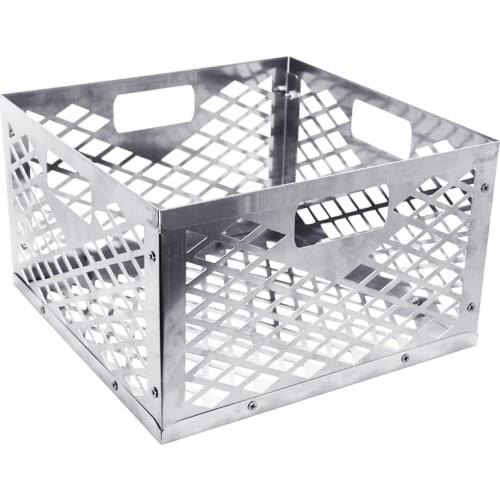 Stainless Steel Charcoal Firebox Basket Box Portable Cooking Barbecue For Offset Smoker Tool Accessories