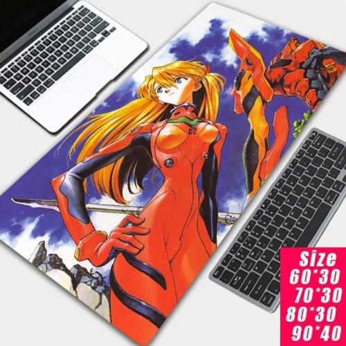 Mouse pad laptop antiskid anime evangelion sign computer keyboard mouse pad big mouse pad soft keyboard game table mat