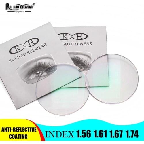 1.56 1.61 1.67 1.74 Index Optical Resin lenses Clear Anti UV Lenses Myopia Cylindrical Glasses Eyeglasses Aspherical Spherical