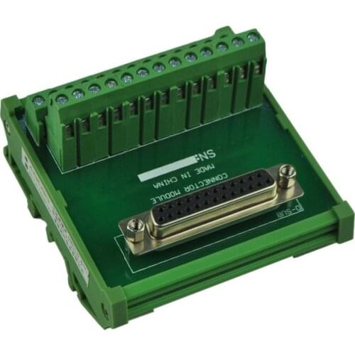 D-SUB Module,Socket,DB25 socket signal terminal breakout adapter