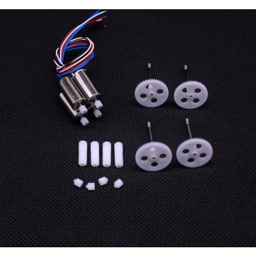 Wholesale 10set X5UW X5UC Motor gears main gear engines for Syma X5UC X5UW rc drone Spare Parts