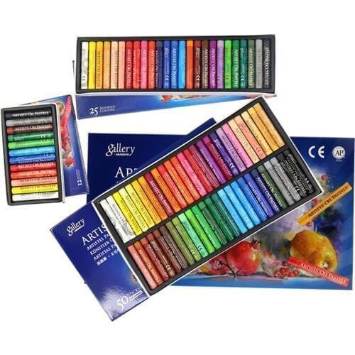 Mungyo mops Oil pastels 12/25/48 Color Student Graffiti Painting Pen Child Baby Soft Crayon