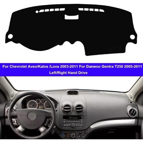 Car Inner Dashboard Cover For Chevrolet Aveo Kalos Lova 2003-2011 For Daewoo Gentra T250 2005-2011 Carpet Cape Sun shade Dashmat