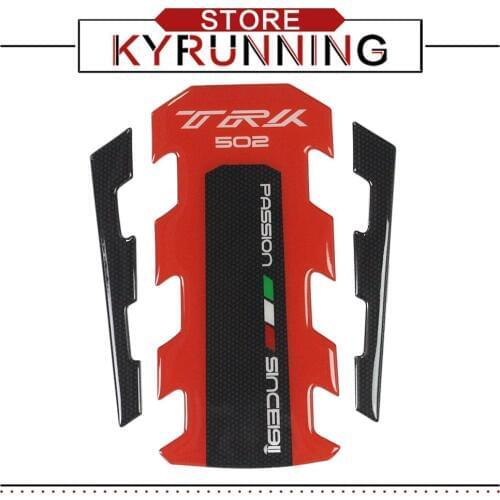 New Cover Racing 3D Fishbone Stickers Car Motorcycle Gas Fuel Tank Pad Protector Decals for Benelli TRK502 trk 502 2017 2018