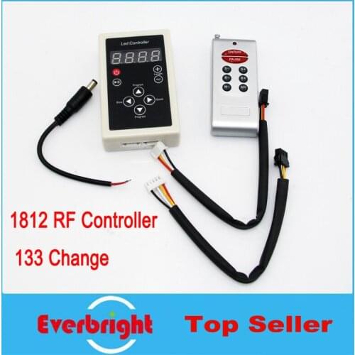 Newest 1812 IC Chip RF Controller 133 Changing for Dream Color 5050 SMD RGB LED Strip Dream color LED controller