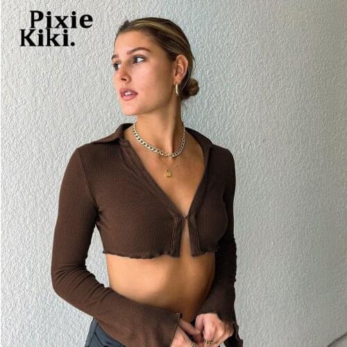 Женские однотонные футболки PIXIEKIKI China At AliExpress