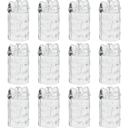 12pcs Heart Bowknot Wedding Festival Gift Candy Box Cookie Box Packing Sugar Box Candy Box Gift Container Wedding Souvenirs