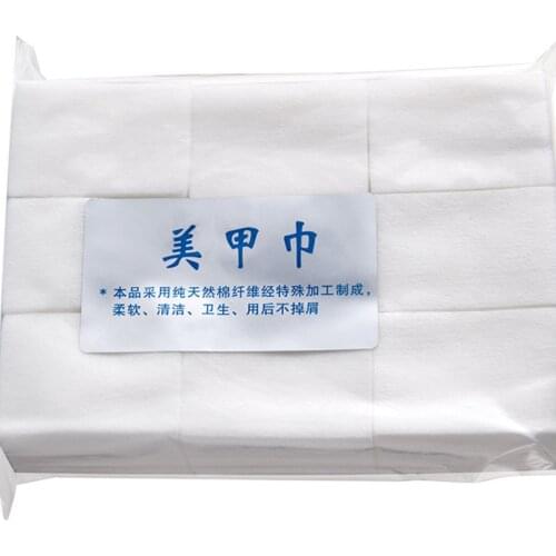 Nail art polish acrylic gel remover pad wipes lint free nail tips cleaner cotton pads paper manicure