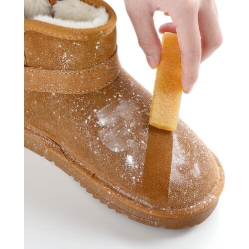 Shoe Cleaner Brush Rubber Decontamination Cleaning Eraser Shoe Cleaning Sheepskin Matte Leather Stain Cleaner Tools Rubber Block