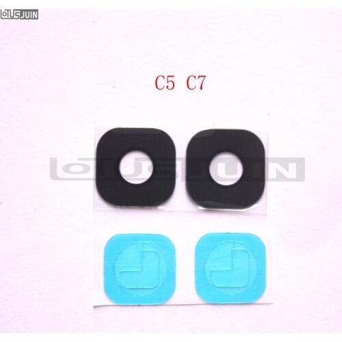 2PCS Rear Back Camera Glass Lens Cover For Samsung Galaxy C5 C7 C5000 C7000 Replacement Repair Spare Parts