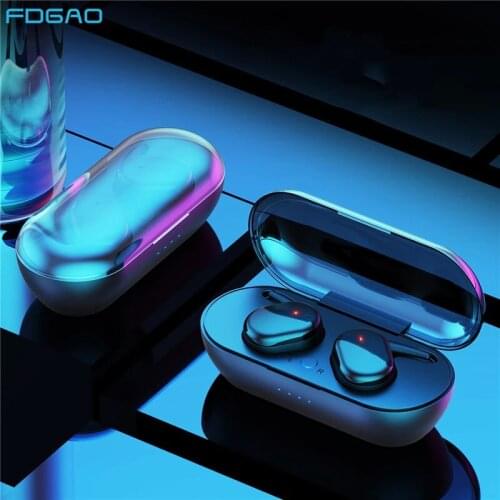 TWS for Bluetooth Earphones Wireless Headphones Touch Control Sports Earbuds Microphone Works on All Smartphones Music Headset