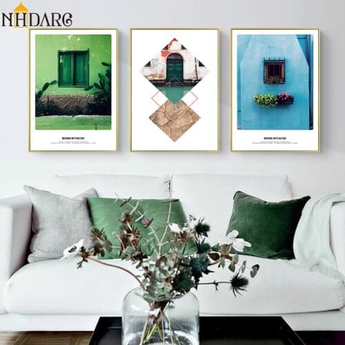 Street Scenery Wall Art Posters and Prints Canvas Painting Wall Pictures for Living Room Modern Nordic Home Decoration Cuadros