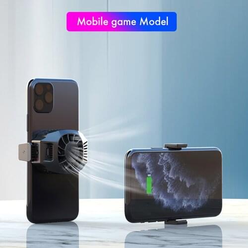 Universal Mobile Phone USB Game Cooler System Cooling Fan Gamepad Holder Stand Radiator For Iphone Xiaomi Huawei Samsung Phone
