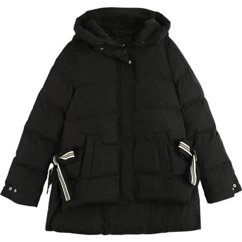 2020 New Korean Autumn Winter Coat Jacket Women White Bread Clothes Casual Parka Cotton Jackets Woman Tops v849