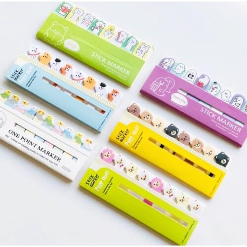 120 Pages/Pack Cute Cartoon Cat Kitten Memo Pad Sticky Notes Paper Writing School Office Supply Notepad Stationery