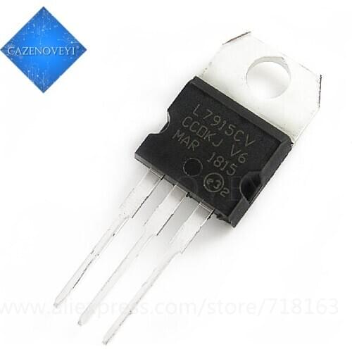 10pcs/lot MC7915 LM7915 L7915CV L7915 7915 TO-220 In Stock