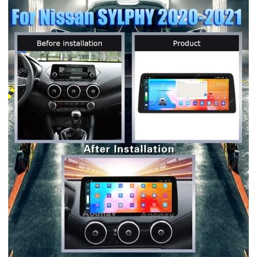 128GB Android Car radio GPS For Nissan SYLPHY 2020-2021 car Multimedia Player Navigation Stereo receiver Head Unit