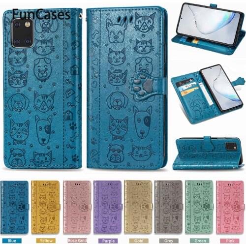 Kitten Covers Cases For armor Samsung A81 Estuche Cool Cases Carcasa Samsung etui Note 10 Lite Pro PU Leather Phone Bag sumsung