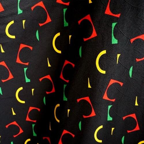 Black Bottom Colored Small Pattern Fabric Stretch Cotton Jacquard Fabric Womens Magnolia Cotton