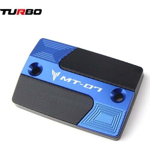 For Yamaha MT-07 MT 07 mt07 FZ07 2014 2015 2016 2017 2018 Motorcycle CNC Rear brake Fluid Cylinder Master Reservoir Cover Cap