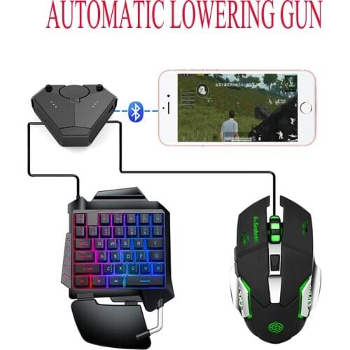 Gamepad Pubg Mobile Bluetooth 5.0 Android PUBG Controller Mobile Controller Gaming Keyboard Mouse Converter For IOS iPad to PC