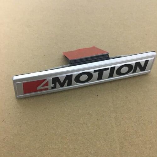 Logo 4MOTION Grill Stciker For VW Passat B6 B7 Jetta MK5 MK6 Golf 4 5 7 Scirocco Polo Touran Touareg Tiguan 4MOTION Sticker