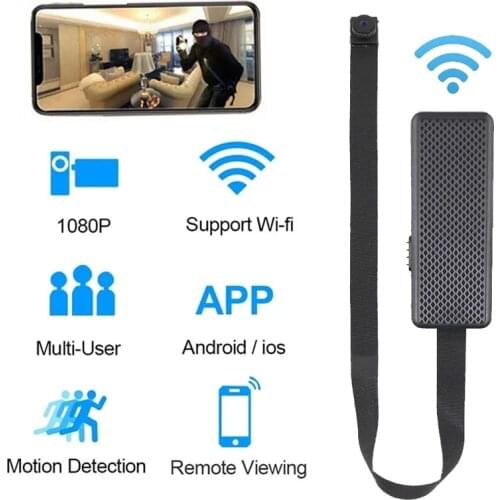 Mini Portable Wireless HD 4K Camera, Portable Camcorder, WiFi IP, Night Vision, Remote Vision, Micro P2P Digital Webcam