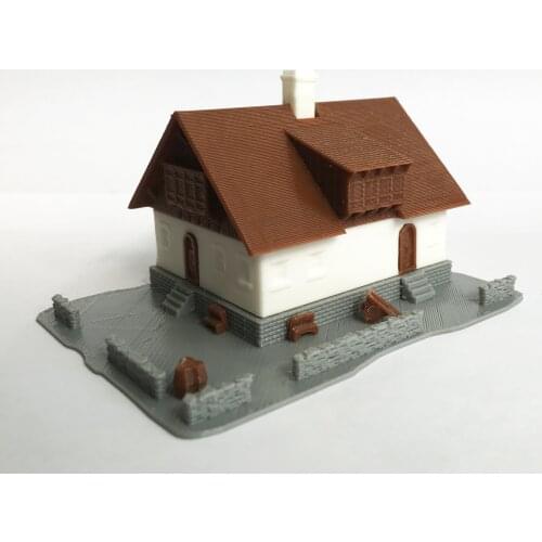Outland Models Alpine Mountain Style Farm House N Scale 1:160 Train Layout