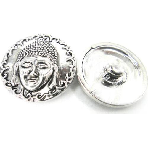 MOODPC Free shipping hot selling 1.8-2cm alloy religious chinese buddha beads DIY button metal charms