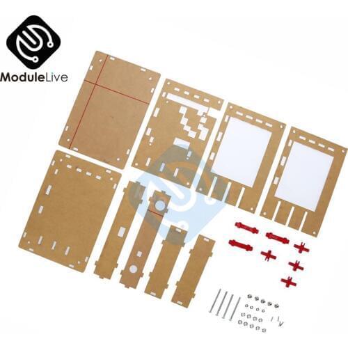 New Clear Acrylic Case Shell Housing for DSO138 2.4" TFT Digital Oscilloscope DIY Kit