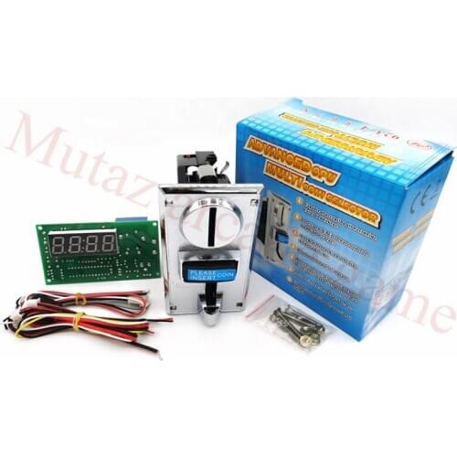 CH-926 6 Values alloy Multi Coin Acceptor Selector Coin collector With JY-15A Timer Control PCB Board for arcade game machine